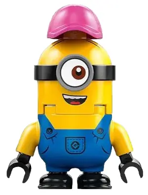 MNN024:  Minion Mel - Dark Pink Cap