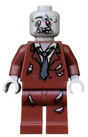 Minifigurka: MOF018:  Zombie, Reddish Brown Suit