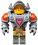 Minifigurka: NEX007:  Axl - Flat Silver Visor and Torso
