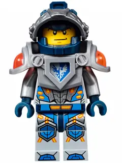 NEX010:  Clay Moorington - Dark Blue Helmet, Flat Silver Visor and Armor