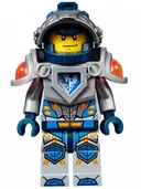 Minifigurka: NEX010:  Clay Moorington - Dark Blue Helmet, Flat Silver Visor and Armor