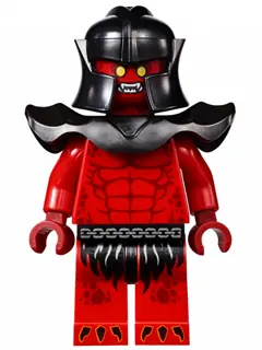 NEX012:  Crust Smasher - Bare Chest, Red Legs, Black Shoulder Pads Armor