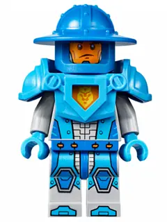 NEX019:  Royal Soldier / King's Guard - Blue Helmet with Broad Brim, Dark Azure Armor and Hands