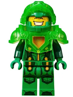 NEX021:  Aaron Fox - Trans-Bright Green Visor and Armor (Ultimate Aaron)