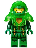 Minifigurka: NEX021:  Aaron Fox - Trans-Bright Green Visor and Armor (Ultimate Aaron)