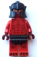 Minifigurka: NEX026:  Crust Smasher - Bare Chest, Red Legs