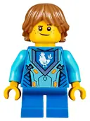 Minifigurka: NEX036:  Robin Underwood - Hair, Blue Short Legs