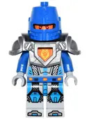 Minifigurka: NEX040:  Royal Soldier / King's Guard - Blue Helmet with Eye Slit, Flat Silver Armor