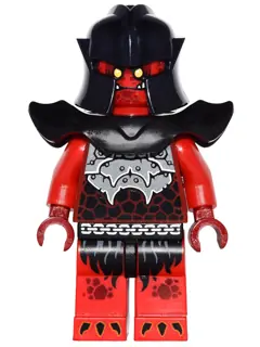 NEX043:  Crust Smasher - Armored Chest, Red Legs, Black Shoulder Pads Armor