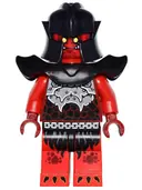 Minifigurka: NEX043:  Crust Smasher - Armored Chest, Red Legs, Black Shoulder Pads Armor