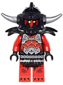 Minifigurka: NEX045:  Ash Attacker - Flat Silver Horns