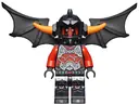 Minifigurka: NEX065:  Ash Attacker - Orange Horns, Wings