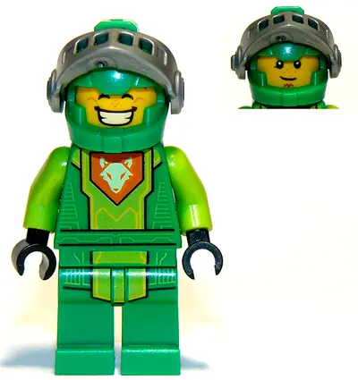 NEX078:  Aaron Fox - Flat Silver Visor (Battle Suit Aaron)