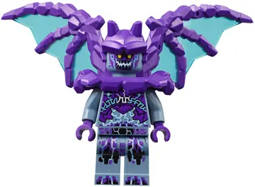 NEX081:  Gargoyle - Dark Purple Wings with Trans-Light Blue Membranes