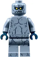 Minifigurka: NEX096:  Stone Stomper - Small Dark Blue Cracks on Chest and Legs, Closed Mouth