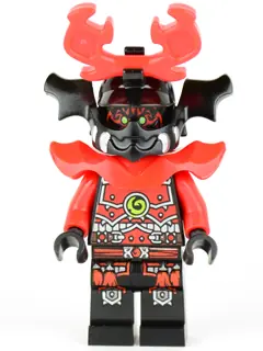 NJO0075:  Stone Army Warrior - Red Face