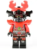 Minifigurka: NJO0075:  Stone Army Warrior - Red Face