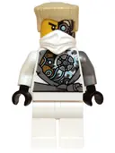 Minifigurka: NJO0085:  Zane (Techno Robe) - Rebooted, Battle Damage