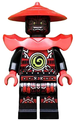 NJO0222:  Stone Army Swordsman - Red Face