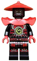 Minifigurka: NJO0222:  Stone Army Swordsman - Red Face