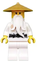 Minifigurka: NJO0225:  Wu Sensei - Pearl Gold Hat