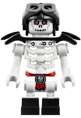 NJO0244:  Frakjaw (Skulkin) - Vertical Grip Hands, Shoulder Pads, Aviator Cap with Goggles