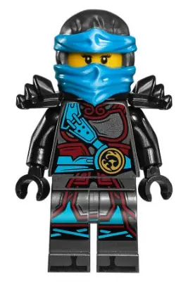 NJO0278:  Nya - The Hands of Time, Black Armor, Single Sided Head