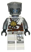 Minifigurka: NJO0302:  Zane (Honor Robe) - Day of the Departed, Hair