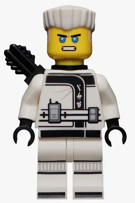 NJO0319:  Zane - The LEGO Ninjago Movie, Hair, Quiver
