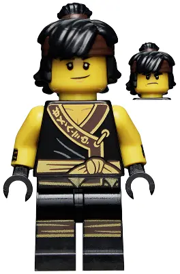 NJO0323:  Cole - The LEGO Ninjago Movie, Arms with Cuffs, Hair