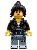 Minifigurka: NJO0355:  Nya - Leather Jacket and Jeans High School Outfit