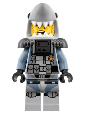 NJO0361:  Shark Army Great White - Scuba Suit, Air Tanks