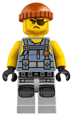 NJO0380:  Shark Army Thug - Tank Top, Large Knee Plates