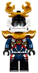 Minifigurka: NJO0390:  Samurai X (Pixal / P.I.X.A.L.) - Sons of Garmadon / Hunted, Large Horns