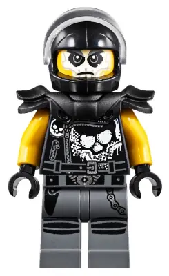 NJO0399:  Chopper Maroon (Helmet and Shoulder Pads)