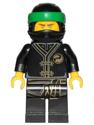 NJO0425:  Lloyd - Black Wu-Cru Training Gi, Head Wrap