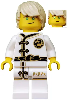 NJO0429:  Lloyd - White Wu-Cru Training Gi, Tousled Hair