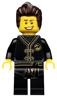 NJO0444:  Dareth - The LEGO Ninjago Movie, Black Wu-Cru Training Gi