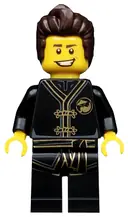 Minifigurka: NJO0444:  Dareth - The LEGO Ninjago Movie, Black Wu-Cru Training Gi