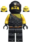 Minifigurka: NJO0472:  Cole - Hunted, Gold Asian Symbol on Bandana