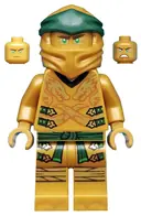 Minifigurka: NJO0499:  Lloyd (Golden Ninja) - Legacy, Pearl Gold Head