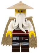 Minifigurka: NJO0550:  Wu Master, Fuzzy Cape
