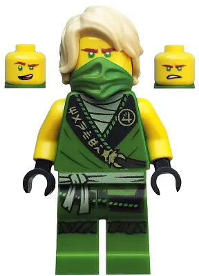 NJO0574:  Lloyd - Legacy, Rebooted, Ninjago Logogram 'MANTER' on Torso