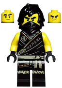 Minifigurka: NJO0575:  Cole - Legacy, Rebooted, Ninjago Logogram 'MANTER' on Torso
