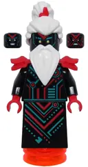 Minifigurka: NJO0593:  Unagami with Trans-Neon Orange Base