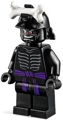 NJO0596:  Lord Garmadon - Legacy, Black Helmet, Printed Legs