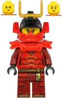 Minifigurka: NJO0614:  Samurai X (Nya) - Legacy, Red Shoulder Pads
