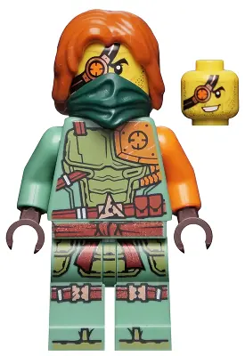 NJO0657:  Ronin - Legacy, Dark Green Bandana