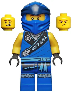 NJO0688:  Jay - Legacy, Rebooted, Ninjago Logogram 'MASTER' on Torso, Wrap