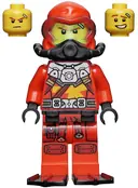 Minifigurka: NJO0695:  Kai - Seabound, Scuba Gear